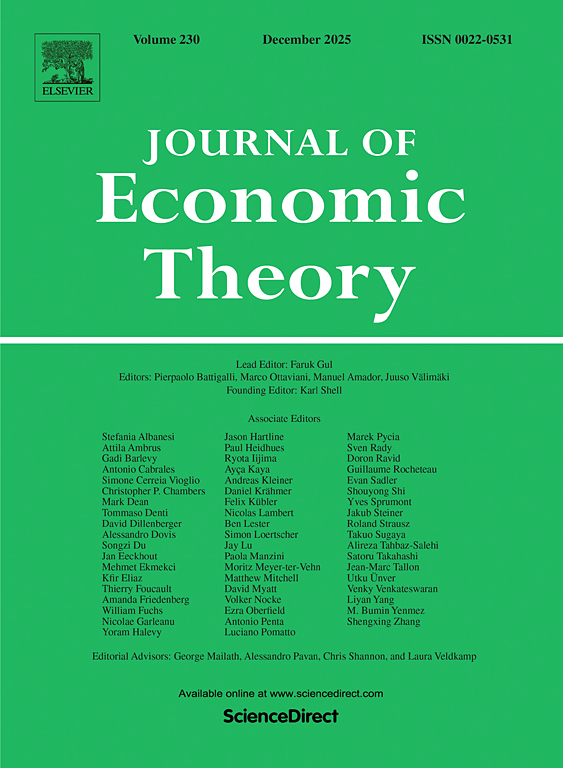 Journal of Economic Theory