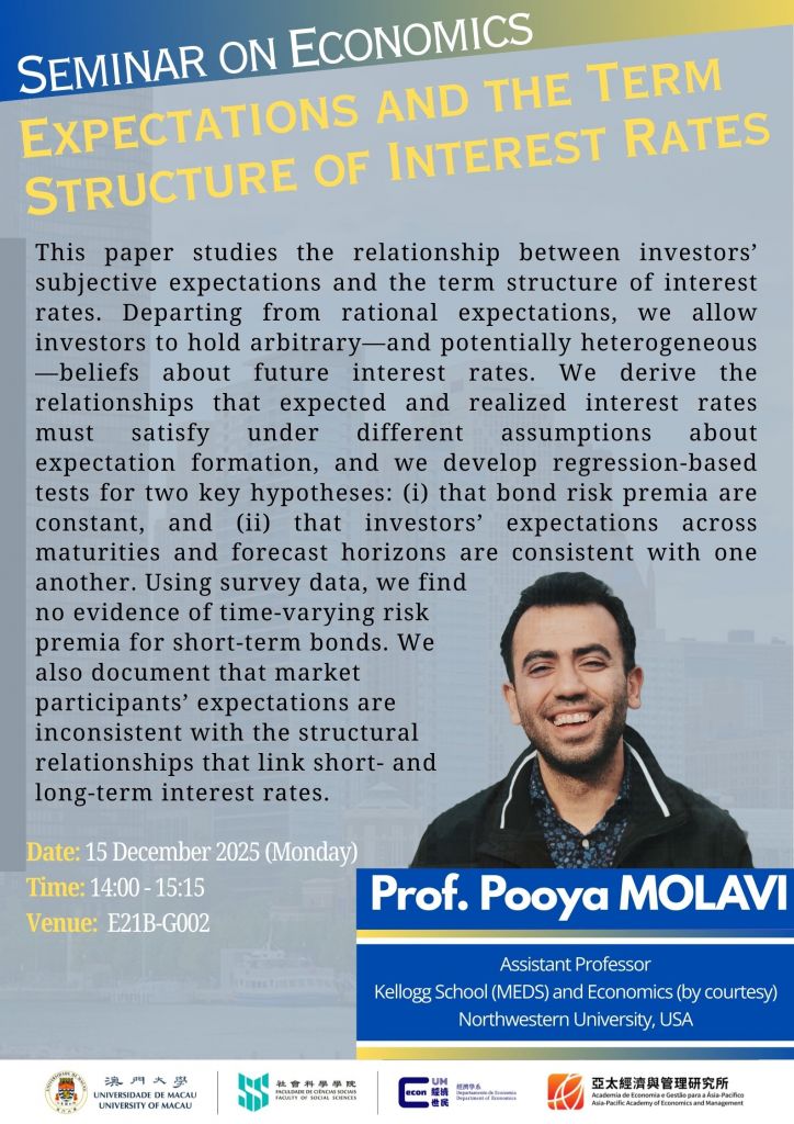 Prof. Pooya MOLAVI Seminar Poster